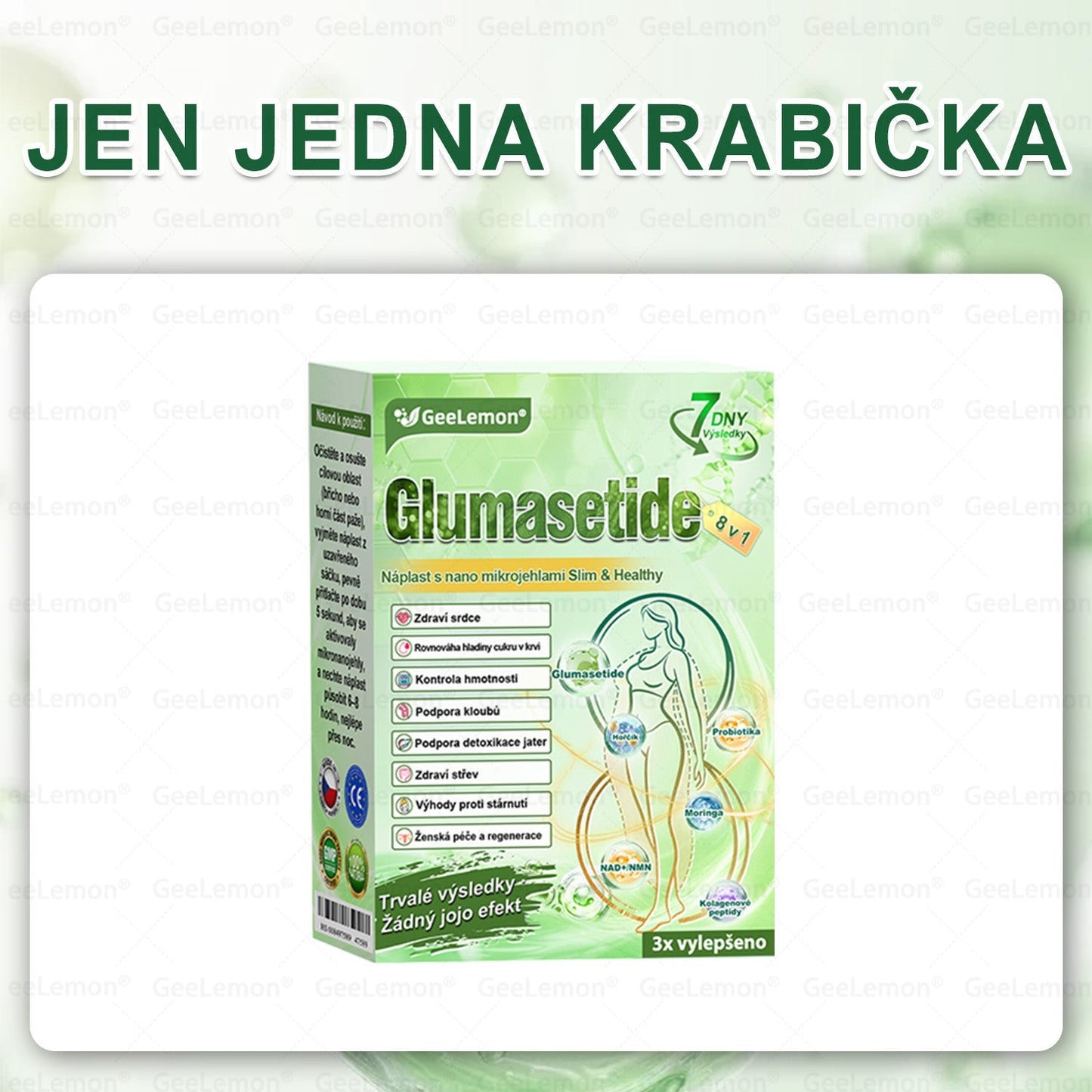 🎁 Zbývá už jen 5 balení! Nyní vám dáváme dalších 50 % slevy! Buďte fit a zdraví. Pokud tuto příležitost nevyužijete nyní, příště na ni budete mít šanci až příští rok!