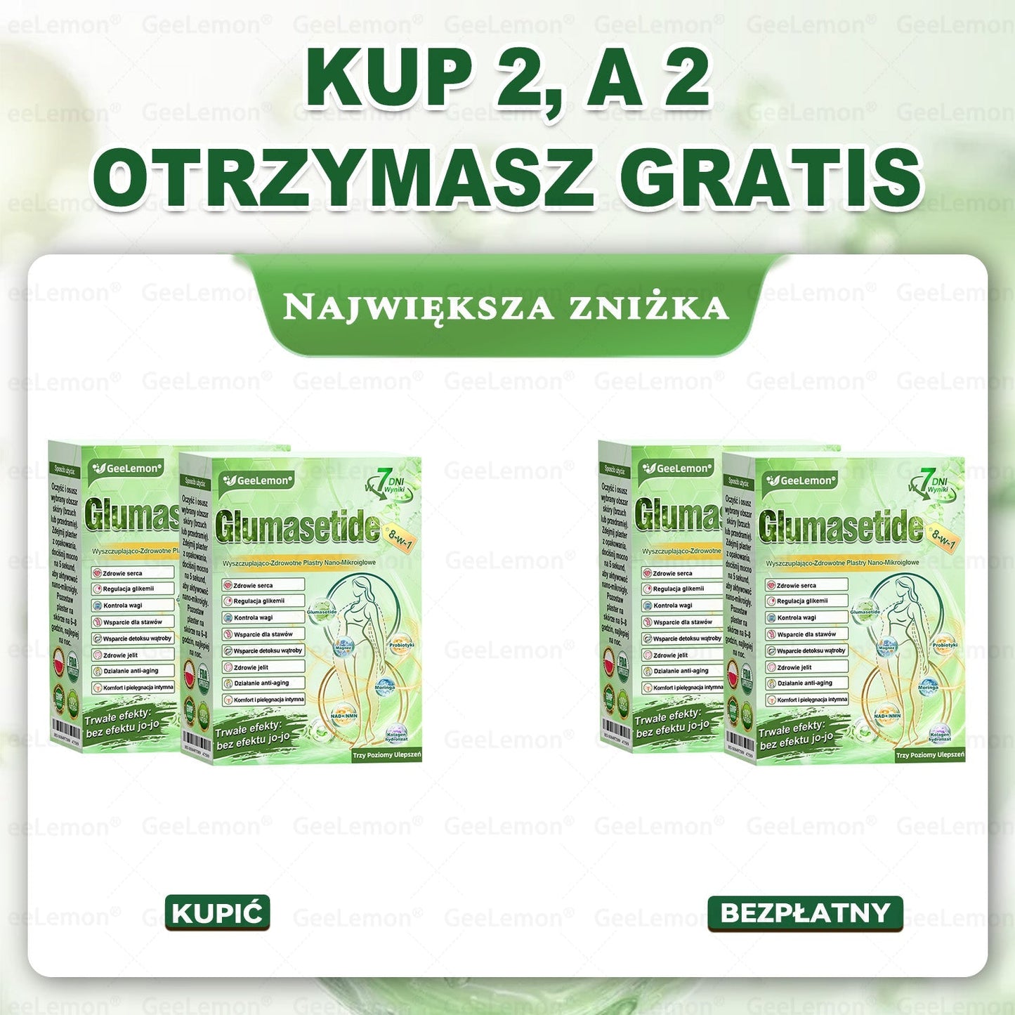 Oficjalny Sklep | 👩‍⚕️🎁 𝐆𝐞𝑒𝐿𝑒𝐦𝐨𝐧® 𝐆𝐥𝐮𝐦ase𝐭𝐢𝐝𝐞 𝟖 𝐰 𝟏 Smukły i Zdrowy Nano Plaster z Mikronakłuciami 🇵🇱(Tylko raz dziennie, widoczne zmiany już w 7 dni)✅ Na otyłość, 🅛🅞🅞🅢🅔 🅢🅚🅘🅝 wiotką skórę, cukrzycę, bezdech senny, problemy ze stawami i wiele więcej pltp03